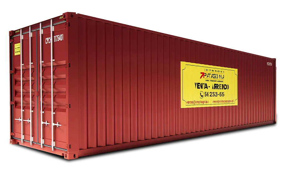 Container 40 pies High Cube en arriendo — Contenedores Patagonia